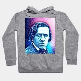 Frédéric Chopin Snow Portrait | Frédéric Chopin Artwork 13 Hoodie